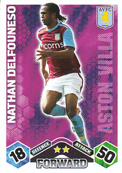 Nathan Delfouneso Aston Villa 2009/10 Topps Match Attax #31